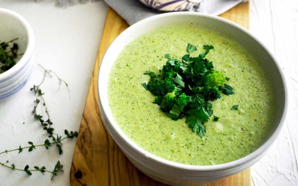 Keto broccoli soup